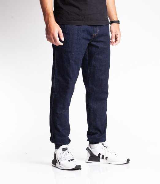 Biuro Ochrony Rapu FIT NEW Spodnie Jogger Guma Strecz Dark Jeans