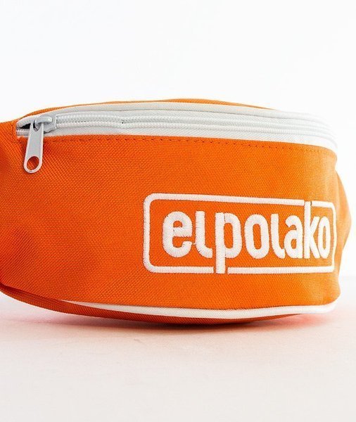 El Polako-Classic Haft Street Bag Nerka Pomarańczowa