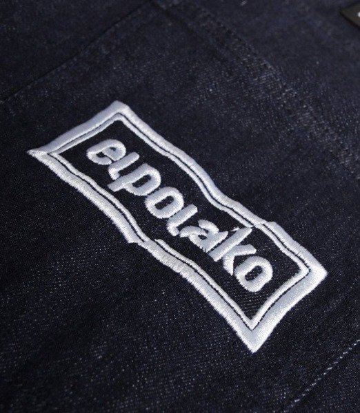 El Polako-Cut Colors Regular Jeans Spodnie Ciemne Spranie