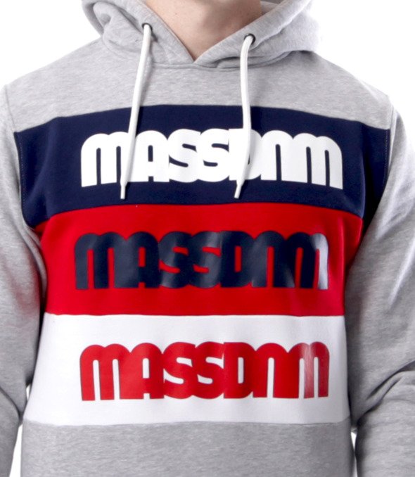 Mass-Mass-  bluza Sweatshirt Separate Hoody Szara