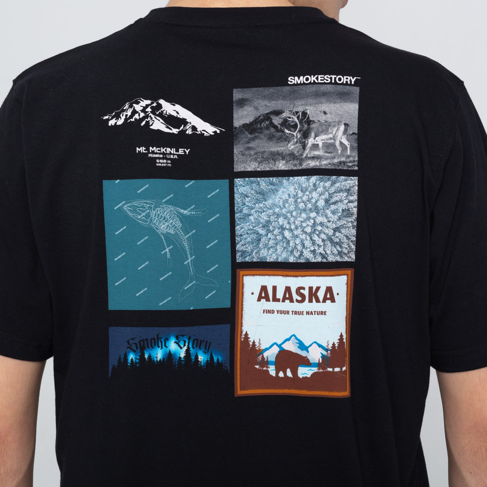 Smoke Story ALASKA T-Shirt Czarny