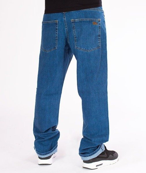 SmokeStory- SSG Haft Classic Regular Jeans Spodnie Light Blue