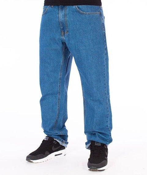 El Polako-Classic Slim Jeans Spodnie Light Blue