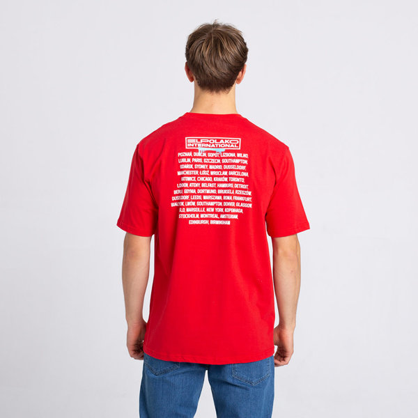 El Polako DUMNI INTERNATIONAL T-Shirt Czerwony