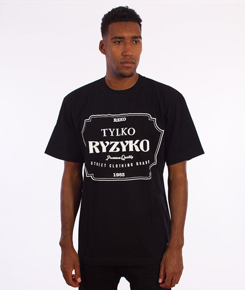 Ryzyko-Razor T-shirt Czarny