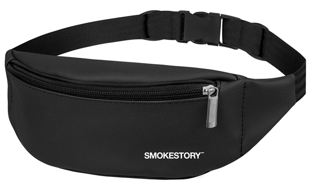 Smoke Story Smokestory Gumowana Saszetka Nerka Czarny