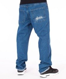 El Polako-Written Slim Jeans Spodnie Light Blue